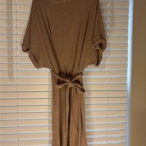 Express light pink jersey Midi Dress